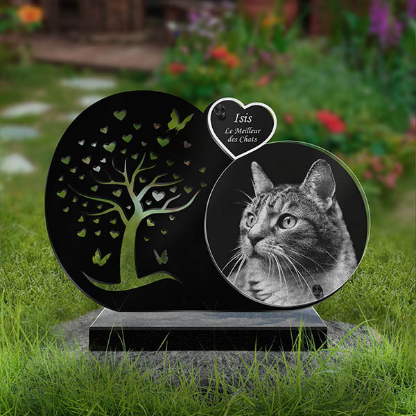 plaque funeraire pour animaux arbre ovatio